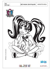 Monster High boyama sayfaları